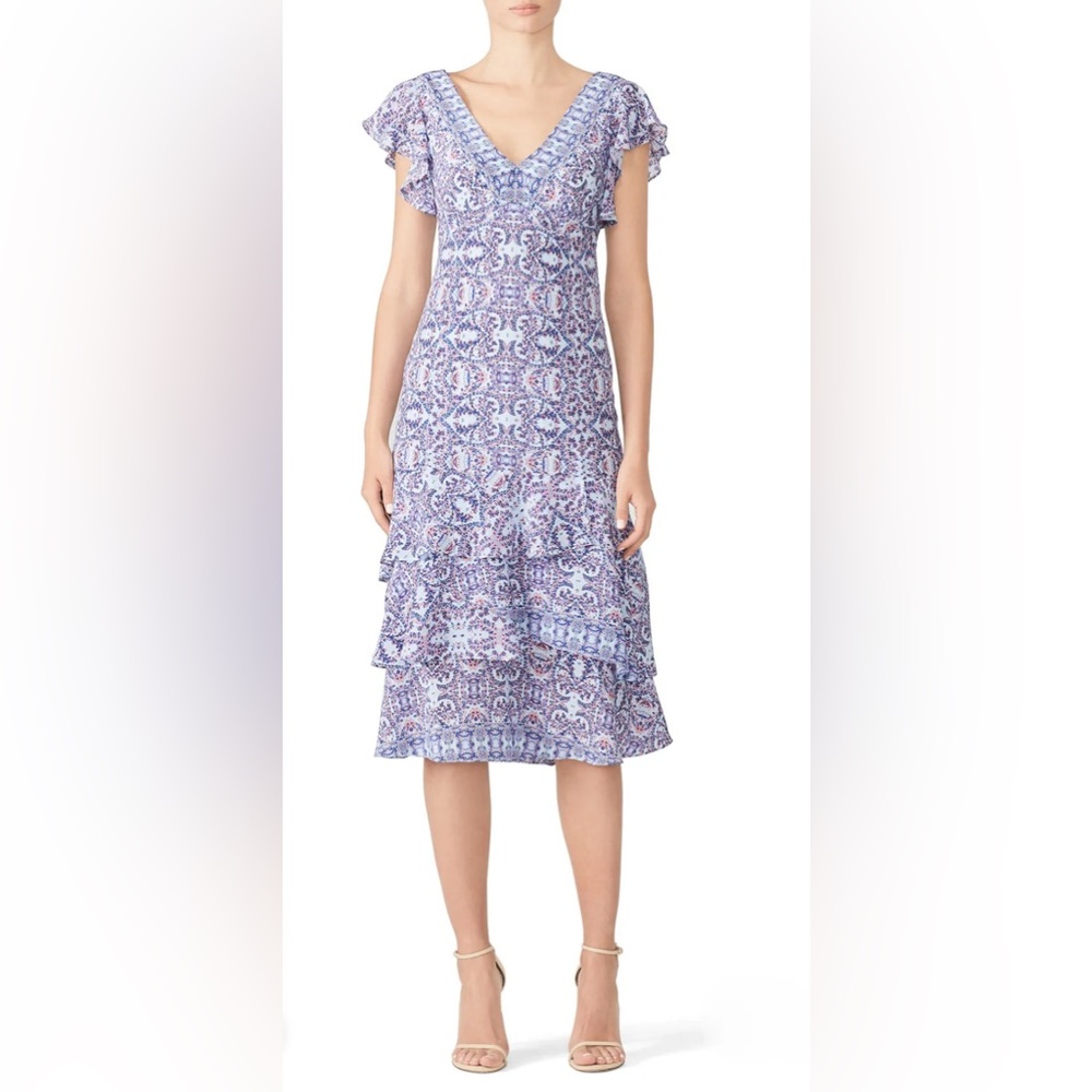 Nanette Lepore Silk Abstract Dress